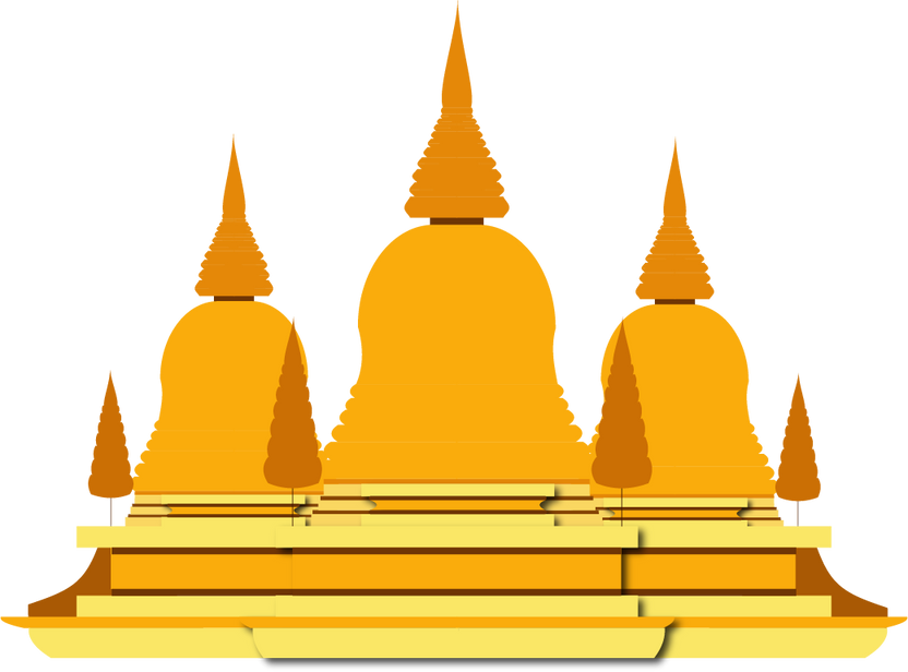Thai Temple Illustration